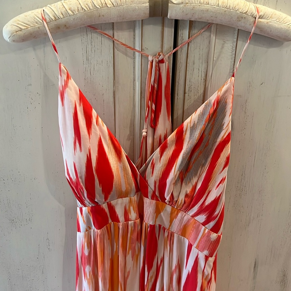 ATHLETA maxi dress side zip slightly padded molded bra cups new with tags